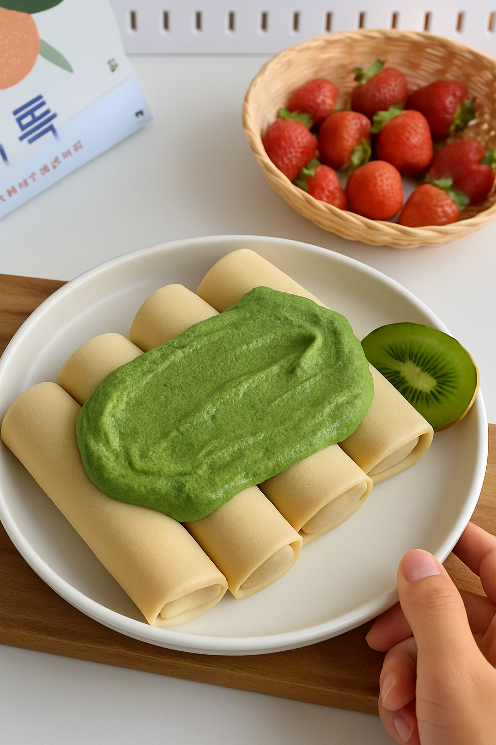 Pancake Roll Green Tea